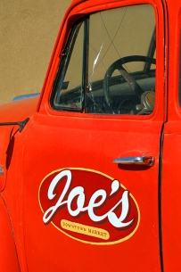 A truck that belonged to Joe's Market in Jonesboro, Arkansas on Main Street in 2006. www.hannahandharley.com